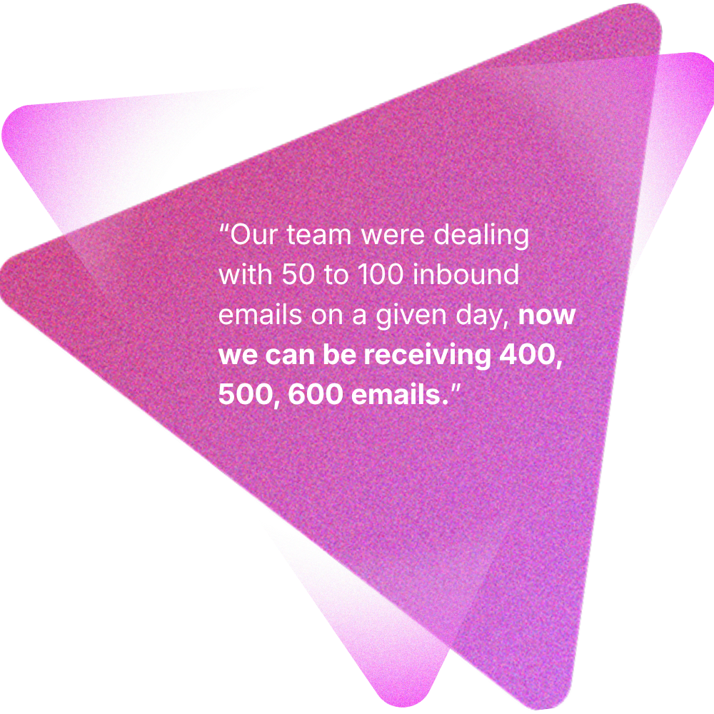 “It has meant that we now get more enquiries via online methods. Our team are dealing with 50 to 100 emails on a given day, now we can be receiving 400, 500, 600 emails” (10)